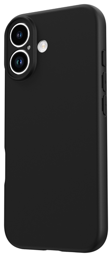 Apple iPhone 17 Hoesje Dun TPU Back Cover Matte Zwart afbeelding 2