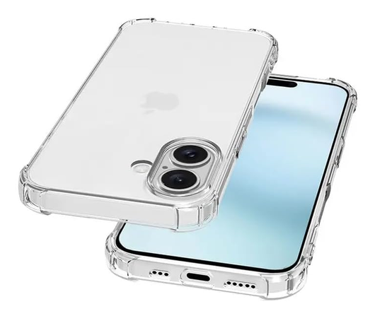 Apple iPhone 17 Hoesje Schokbestendig en Dun TPU Back Cover Transparant afbeelding 2