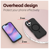 Apple iPhone 17 Hoesje Dual-Layer Hybride Back Cover met MagSafe Zwart afbeelding 6