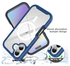 Apple iPhone 17 Hoesje Full Protect 360° Cover met MagSafe Blauw afbeelding 2