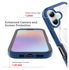 Apple iPhone 17 Hoesje Full Protect 360° Cover met MagSafe Blauw afbeelding 5