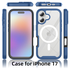 Apple iPhone 17 Hoesje Full Protect 360° Cover met MagSafe Blauw afbeelding 6