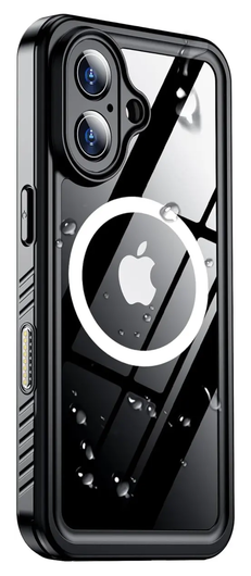 SBG Outdoor Case Apple iPhone 17 Waterdicht met MagSafe Zwart afbeelding 2