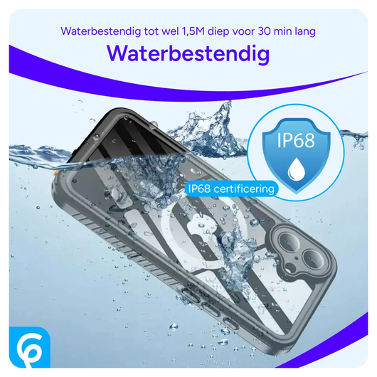 SBG Outdoor Case Apple iPhone 17 Waterdicht met MagSafe Zwart afbeelding 5