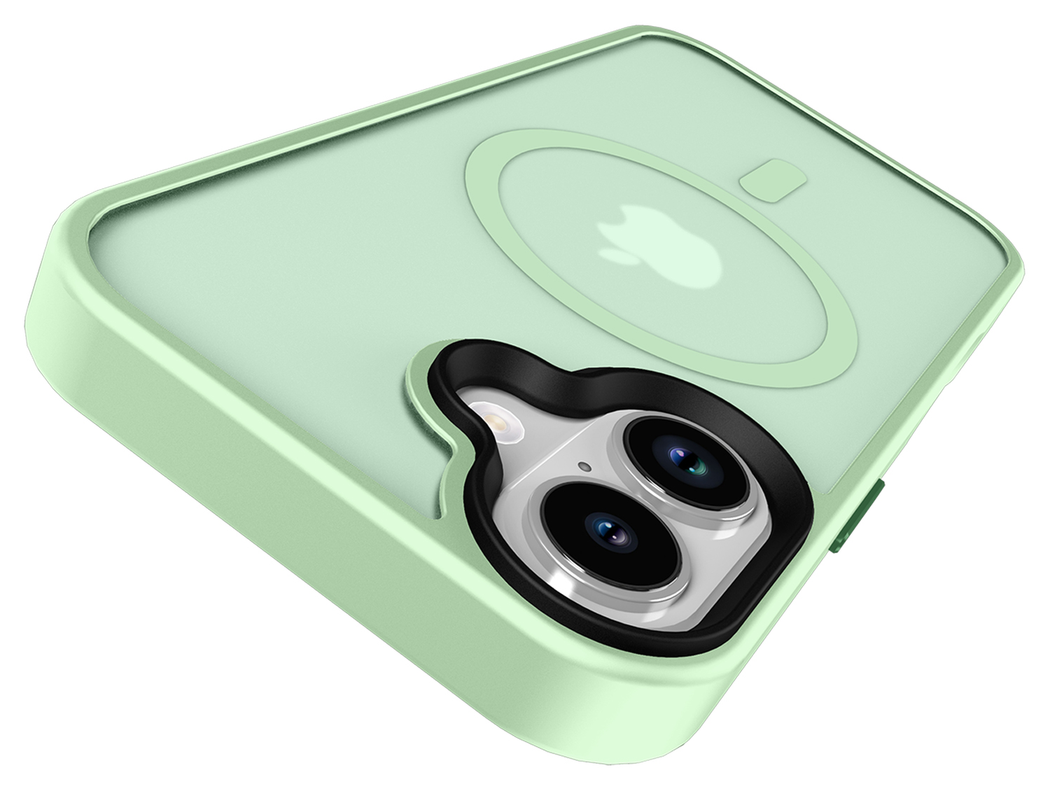 Apple iPhone 17 Hoesje met MagSafe Back Cover Matte Groen afbeelding 9
