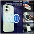 Apple iPhone 17 Hoesje met MagSafe Back Cover Matte Groen afbeelding 2