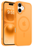 Apple iPhone 17 Hoesje met MagSafe Back Cover Matte Oranje