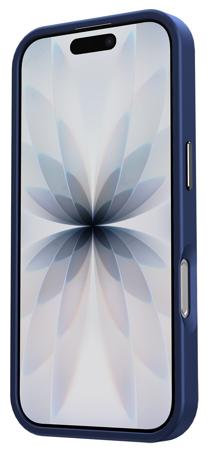 Apple iPhone 17 Hoesje met MagSafe Back Cover Matte Donker Blauw afbeelding 12