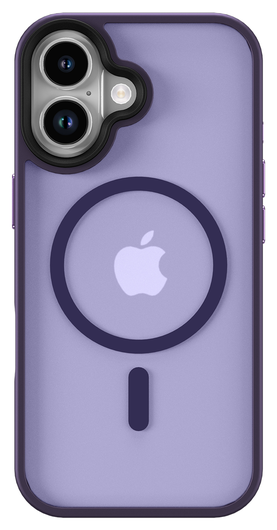 Apple iPhone 17 Hoesje met MagSafe Back Cover Matte Donker Paars afbeelding 9