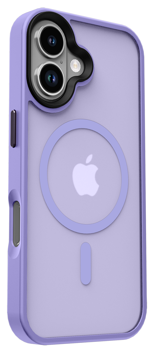 Apple iPhone 17 Hoesje met MagSafe Back Cover Matte Paars afbeelding 11