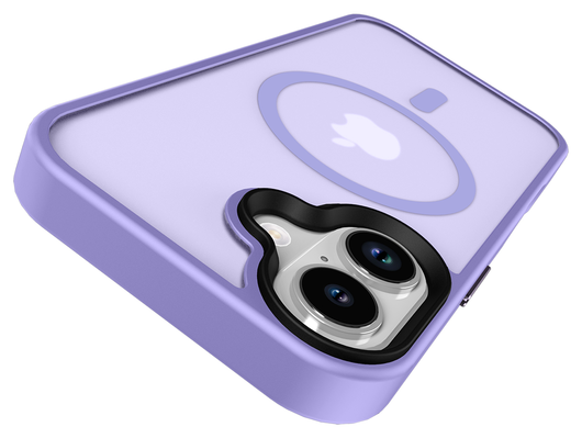 Apple iPhone 17 Hoesje met MagSafe Back Cover Matte Paars afbeelding 9