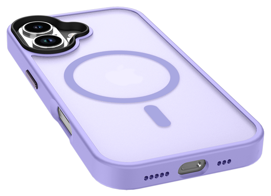 Apple iPhone 17 Hoesje met MagSafe Back Cover Matte Paars afbeelding 10