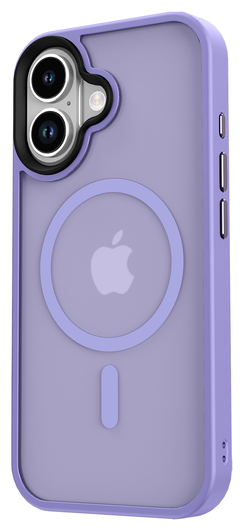 Apple iPhone 17 Hoesje met MagSafe Back Cover Matte Paars afbeelding 13