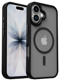 Apple iPhone 17 Hoesje met MagSafe Back Cover Matte Zwart afbeelding