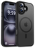 Apple iPhone 17 Hoesje met MagSafe Back Cover Matte Zwart afbeelding 1