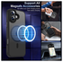Apple iPhone 17 Hoesje met MagSafe Back Cover Matte Zwart afbeelding 2