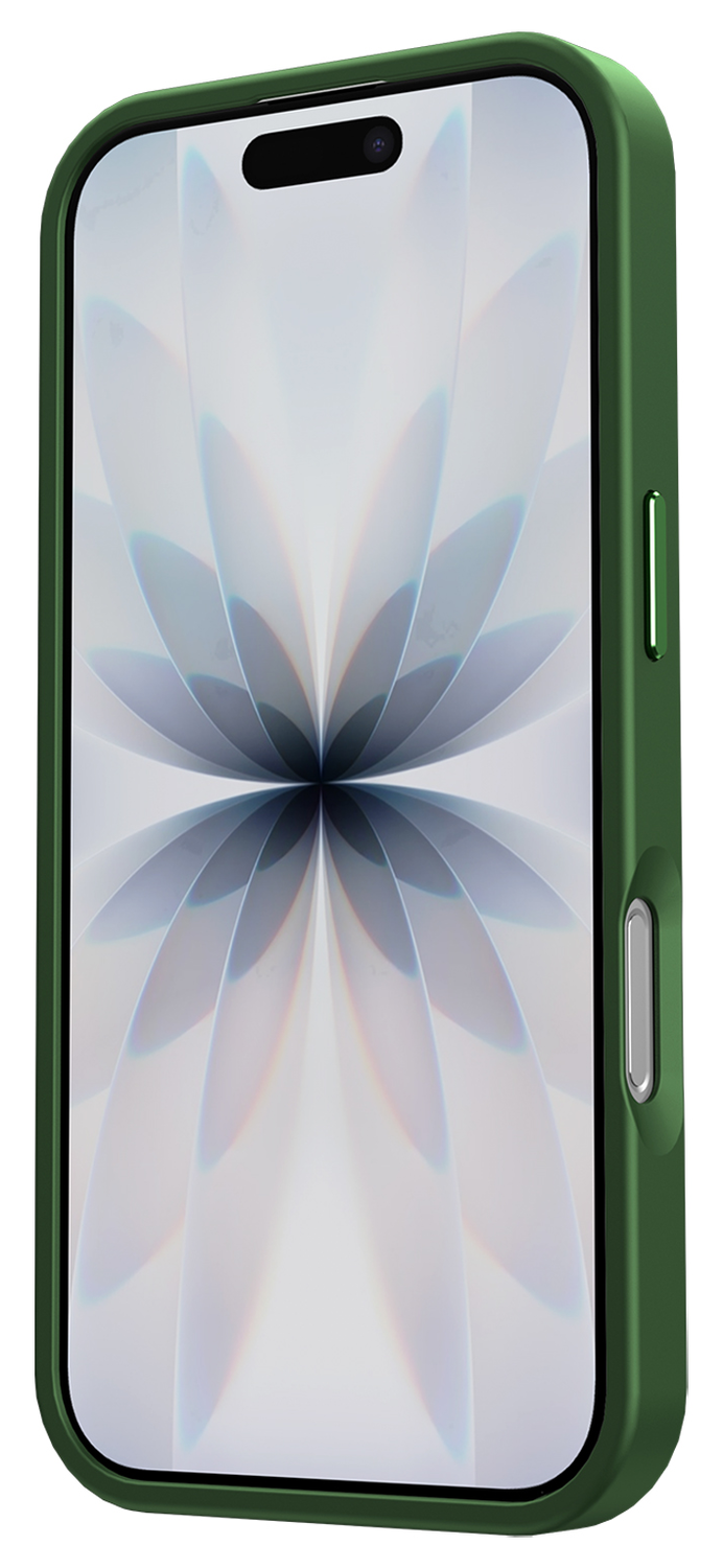 Apple iPhone 17 Hoesje met MagSafe Back Cover Matte Donker Groen afbeelding 5