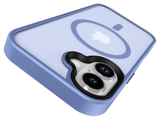 Apple iPhone 17 Hoesje met MagSafe Back Cover Matte Blauw afbeelding 13