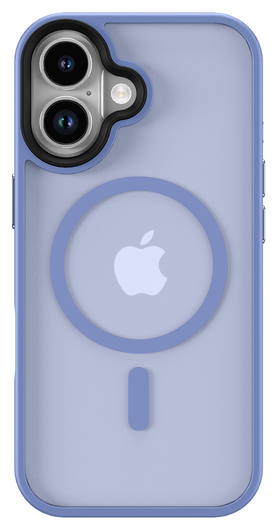 Apple iPhone 17 Hoesje met MagSafe Back Cover Matte Blauw afbeelding 8