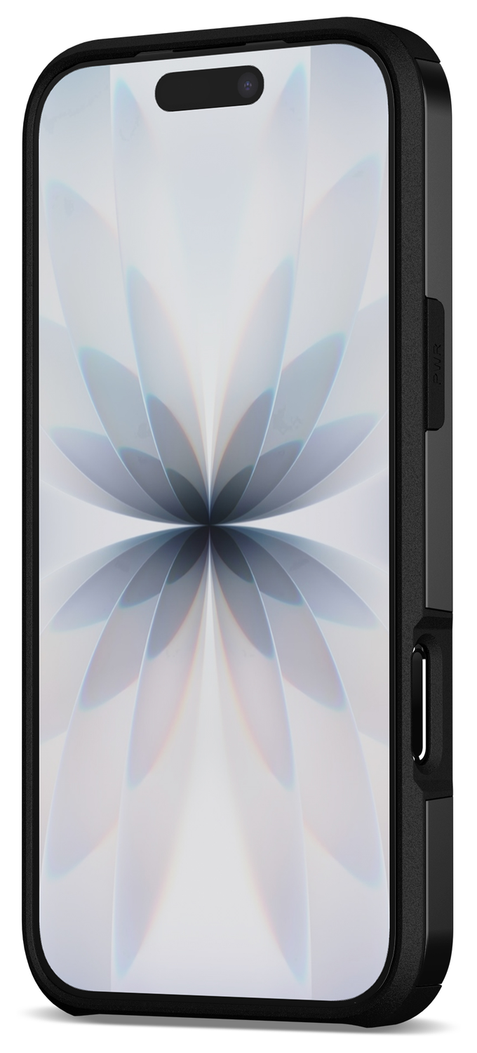Apple iPhone 17 Hoesje met Slider Kaarthouder Back Cover Zwart afbeelding 14