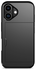 Apple iPhone 17 Hoesje met Slider Kaarthouder Back Cover Zwart afbeelding 11