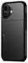 Apple iPhone 17 Hoesje met Slider Kaarthouder Back Cover Zwart afbeelding 13