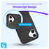 Apple iPhone 17 Hoesje met Slider Kaarthouder Back Cover Zwart afbeelding 10