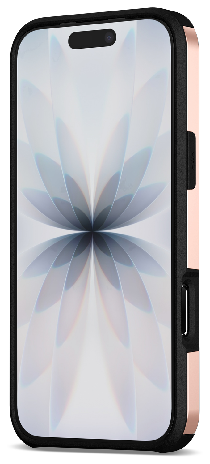 Apple iPhone 17 Hoesje met Slider Kaarthouder Back Cover Roze afbeelding 12