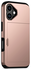 Apple iPhone 17 Hoesje met Slider Kaarthouder Back Cover Roze afbeelding 14