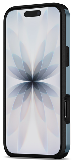 Apple iPhone 17 Hoesje met Slider Kaarthouder Back Cover Blauw afbeelding 10