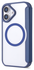 Apple iPhone 17 Hoesje met MagSafe Book Case Transparant Blauw afbeelding 6