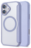 Apple iPhone 17 Hoesje met MagSafe Book Case Transparant Paars afbeelding 3