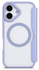 Apple iPhone 17 Hoesje met MagSafe Book Case Transparant Paars afbeelding 4