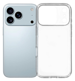 Apple iPhone 17 Pro Hoesje Dun TPU Back Cover Transparant