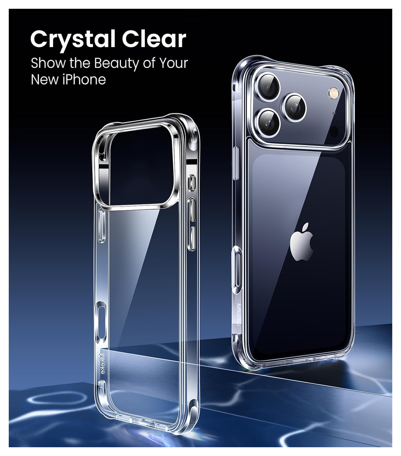 Apple iPhone 17 Pro Hoesje Schokbestendig en Dun TPU Back Cover Transparant afbeelding 4