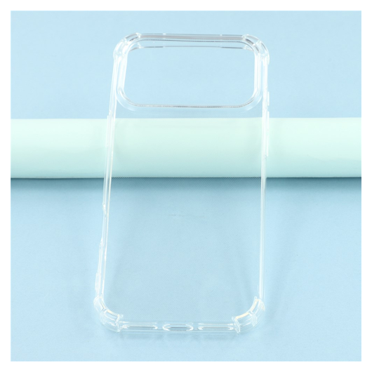 Apple iPhone 17 Pro Hoesje Schokbestendig en Dun TPU Back Cover Transparant afbeelding 5