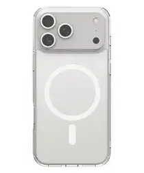 Apple iPhone 17 Pro Hoesje MagSafe Dun TPU Back Cover Transparant afbeelding