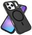 Apple iPhone 17 Pro Hoesje Dual-Layer Hybride Back Cover met MagSafe Zwart afbeelding 1