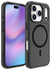 Apple iPhone 17 Pro Hoesje Dual-Layer Hybride Back Cover met MagSafe Zwart afbeelding 2