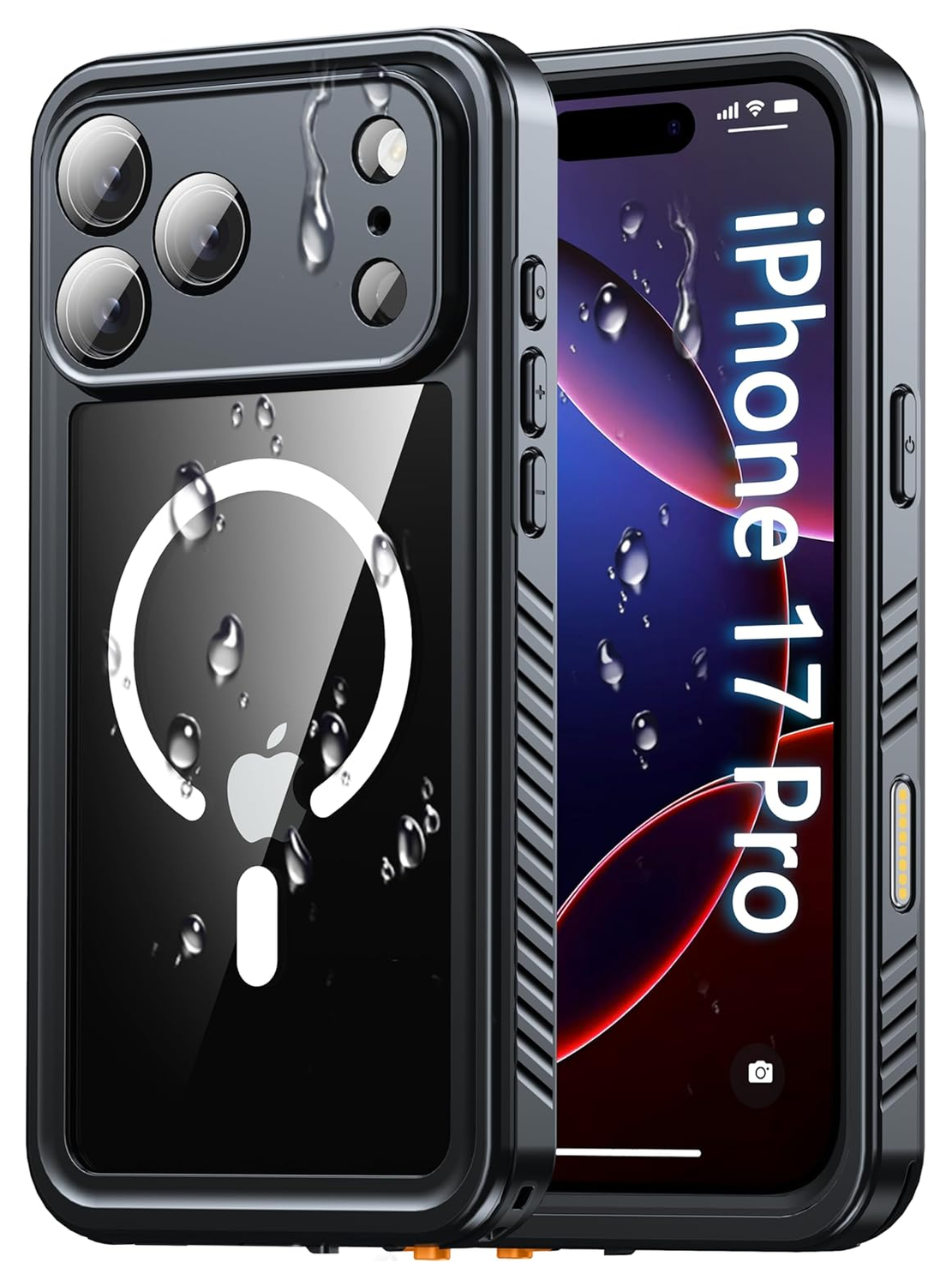 SBG Outdoor Case Apple iPhone 17 Pro Waterdicht met MagSafe Zwart afbeelding 1