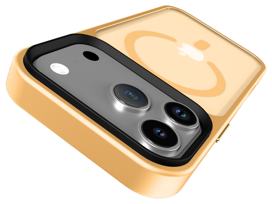 iPhone 17 Pro Hoesje met MagSafe Back Cover Matte Oranje afbeelding 10