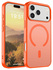 iPhone 17 Pro Hoesje met MagSafe Back Cover Matte Oranje