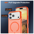 iPhone 17 Pro Hoesje met MagSafe Back Cover Matte Oranje afbeelding 5