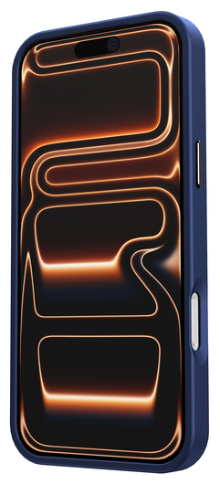 iPhone 17 Pro Hoesje met MagSafe Back Cover Matte Donker Blauw afbeelding 12