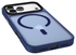 iPhone 17 Pro Hoesje met MagSafe Back Cover Matte Donker Blauw afbeelding 10