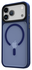 iPhone 17 Pro Hoesje met MagSafe Back Cover Matte Donker Blauw afbeelding 13