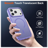 iPhone 17 Pro Hoesje met MagSafe Back Cover Matte Paars afbeelding 2