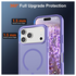 iPhone 17 Pro Hoesje met MagSafe Back Cover Matte Paars afbeelding 5
