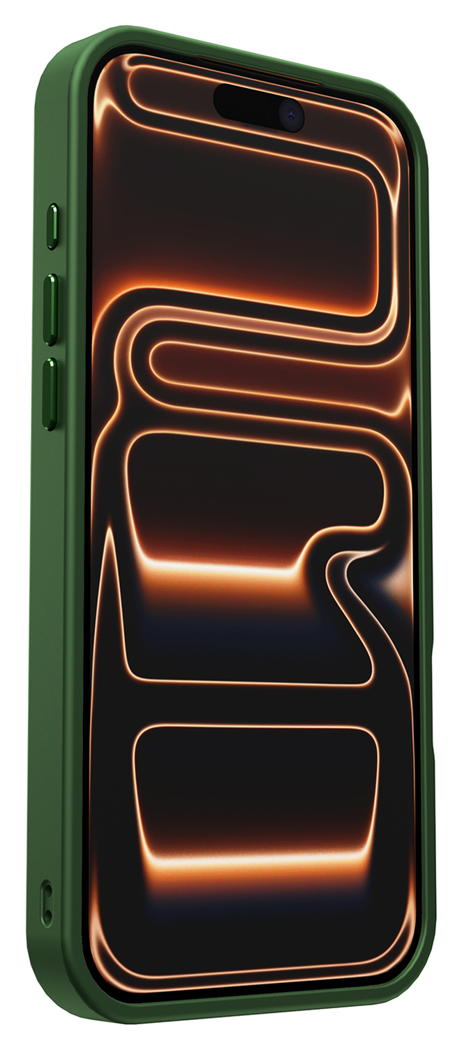 iPhone 17 Pro Hoesje met MagSafe Back Cover Matte Donker Groen afbeelding 14