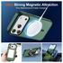 iPhone 17 Pro Hoesje met MagSafe Back Cover Matte Donker Groen afbeelding 4